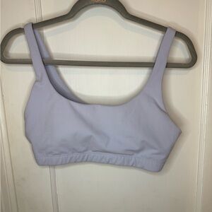 Vuori Light Purple Daily Form Bra size L color is called peri